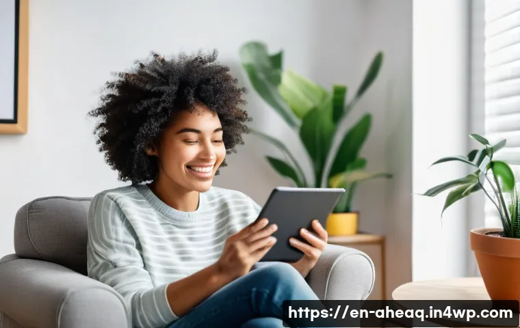 정신건강 케어 모델의 발전 방향 - **Prompt:** A diverse young adult, wearing comfortable, casual attire, is seated on a cozy armchair ...